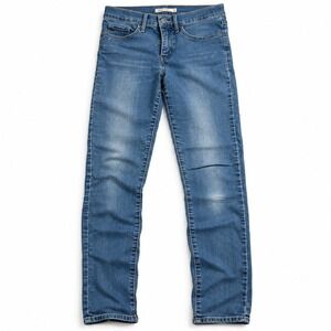 Levi's 311 Skinny Medium Light Wash Jeans Womens 27 Mid Rise Zipper fly